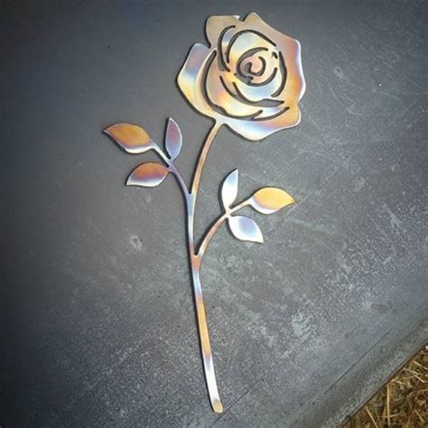 stainless steel rose flowers